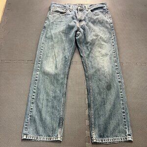 Levis Mens 559 Relaxed Straight Fit Jeans W33 L30 Mid-Wash Denim